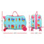 Wanderlite 17" Kids Ride On Luggage Children Suitcase Trolley Travel Ice Cream