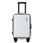Wanderlite 20" Luggage Suitcase Front Pocket Travel Carry On Dual TSA White