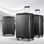 Wanderlite 3 Set Luggage 20-24-28 Inch Suitcase with TSA Lock Carry On Hard Shell Travel Luggage Organiser Case Black