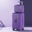 Wanderlite 2pcs Trunk Luggage Suitcase Travel Carry On TSA Lock 12" 20" Purple