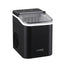 LUVIMO 12kg Ice Maker Machine Full Open Cover Deep Clean - Black