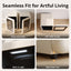 LUVIMO 130L Bar Fridge Mini Refrigerator Glass Door Aesthetics Cooler
