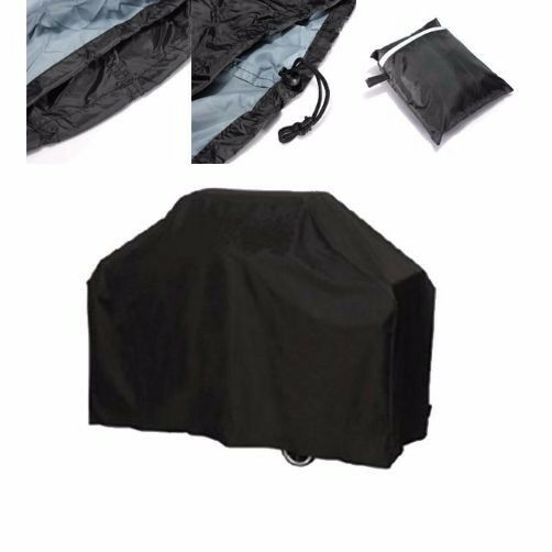 Large Bbq Cover Uv Waterproof Barbecue Grill Protector Outdoor Use Plastic