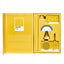 Lexon GIFT Set PANTONE - Includes Mino+ Mini Speaker, Flip Classic Clock, Mina M Lamp, Thykho 3 Speaker - Yellow