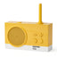 Lexon GIFT Set PANTONE - Includes Mino+ Mini Speaker, Flip Classic Clock, Mina M Lamp, Thykho 3 Speaker - Yellow