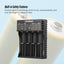 LiitoKala Lii-402 Smart Battery Charger - 4-Slot USB for 18650 AA AAA Li-ion NiMH