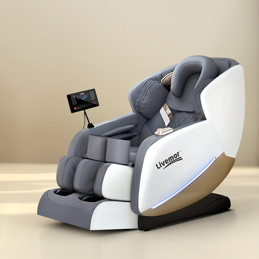 Livemor Beryl Full Body Massage Chair, Airbags Massage, Zero Gravity, with Heat, Electric Recliner