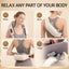 Livemor Neck Massager with Heat Pillow Shiatsu Shoulder Back Massager Pain Relief Tissue Kneading