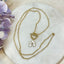 Lock in the flower necklace – Tarnish Proof Jewellery