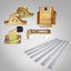 LockMaster Roller Guide Gate Opener Track Stopper Sliding Hardware Accessories Kit