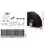 Lockmaster Automatic Sliding Gate Opener Kit 10W Solar Panel Electric 6M 600KG