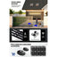Lockmaster Automatic Sliding Gate Opener Kit 4M 1800KG