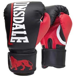 Lonsdale Challenger Junior Training Boxing Glove 6Oz Black/Red