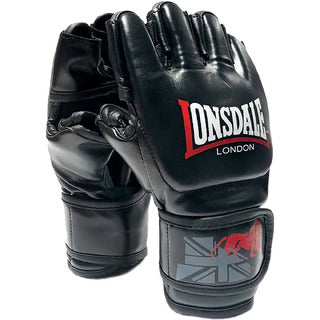 Lonsdale Ld Challenger Mma Training Gloves Boxing Gym Black S-M
