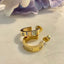 Love my heart gold earrings – Tarnish Proof Jewellery