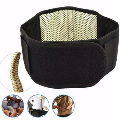 Lumbar & Lower Back Support Belt Brace Strap Pain Relief Posture Waist Trimmer