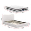 Giselle 21cm Bonnell Pillow Top Mattress Artiss Double Boucle Bed Frame Set