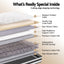 Giselle 21cm Bonnell Pillow Top Mattress Artiss Double Boucle Bed Frame Set