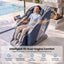Livemor 4D Massage Chair Double Core SL Track Recliner Full Body Zero Gravity Heat Body Scan Melisa