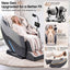 Livemor Elite Pro 4D Massage Chair with AI Wellness Detection & AI Body Scan, Zero Gravity, Full Body Air Compression, Extended SL Track, 12 Auto Programs, Professional Foot Massage, Waist Heating, Voice Control