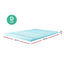 Giselle Bedding Memory Foam Mattress Topper 11-Zone 8cm Double