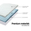 Giselle Bedding Cool Gel 7-zone Memory Foam Mattress Topper w/Bamboo Cover 5cm - Single