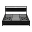 Artiss Metal Bed Frame King Size Storage Headboard Charge Station LED 4 Drawers