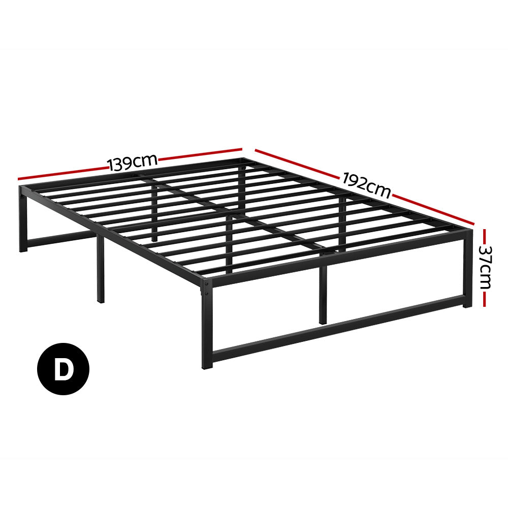 Artiss Bed Frame Double Size Metal Bed Frame TINO