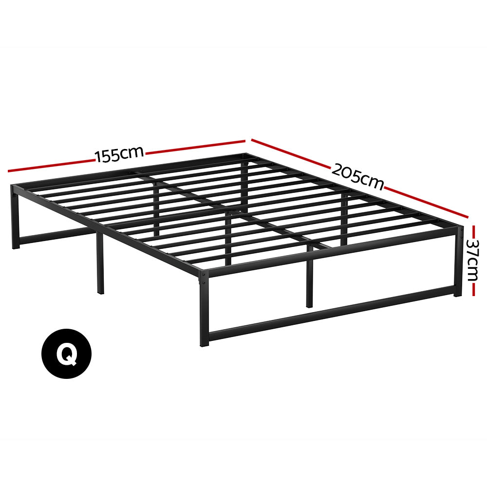 Artiss Bed Frame Queen Size Metal Bed Frame TINO