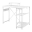 Artiss Computer Desk L-Shape Home Office Study Table Open Shelves White 100CM