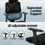 Artiss Computer Desk L-Shape Study Desks Ergonomic Office Chair Mesh Chairs