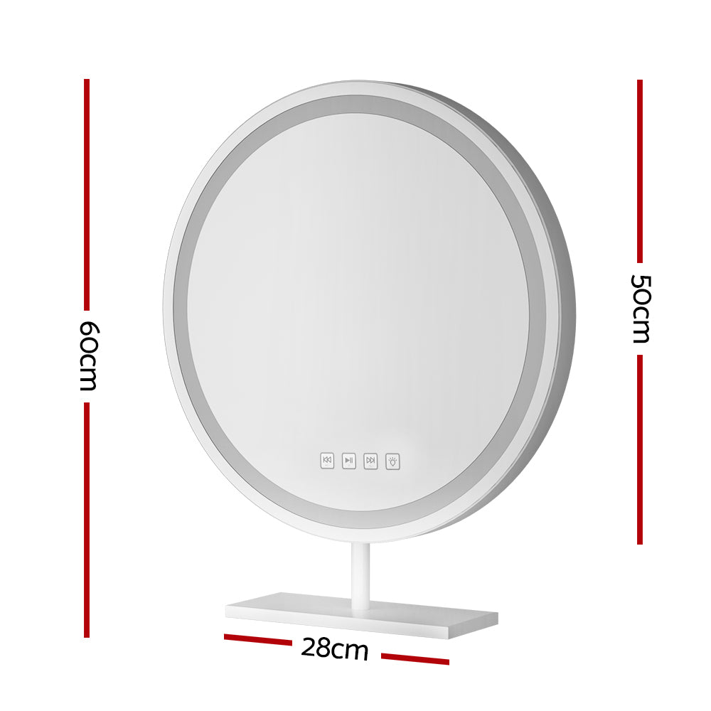 Embellir Makeup Mirror with Light Bluetooth LED Hollywood Vanity Mirrors 50CM