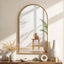 Embellir 86x50cm Arched Wall Mirror Vanity Makeup Home Decor