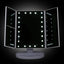 Embellir LED  Tri-Fold Make Up Mirror