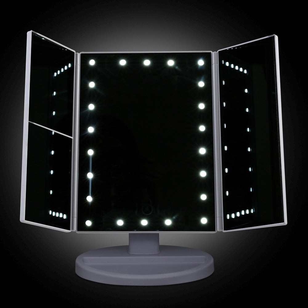 Embellir LED  Tri-Fold Make Up Mirror