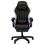 Artiss Gaming Office Chair 12 RGB LED Massage Computer Work Seat Footrest Black