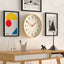 Newgate Monopoly Plywood Wall Clock With Red Hands