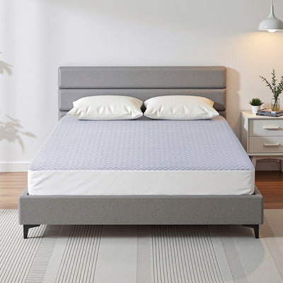 Giselle Cooling Mattress Protector Waterproof Deep Pocket Fitted Cover Double