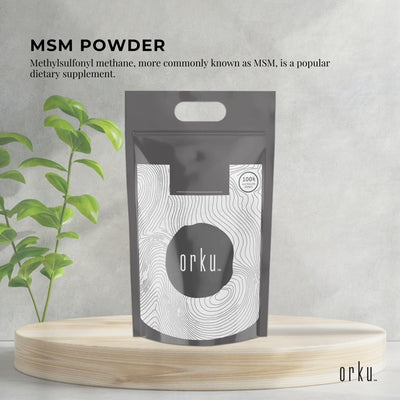 MSM Powder or Crystals - 99% Pure Methylsulfonylmethane Dimethyl Sulfone Bulk