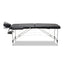 Zenses 70cm Wide Portable Aluminium Massage Table Two Fold Treatment Beauty Therapy Black