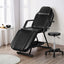 Zenses Massage Table Adjustable Salon Bed Chair 3-Fold Black