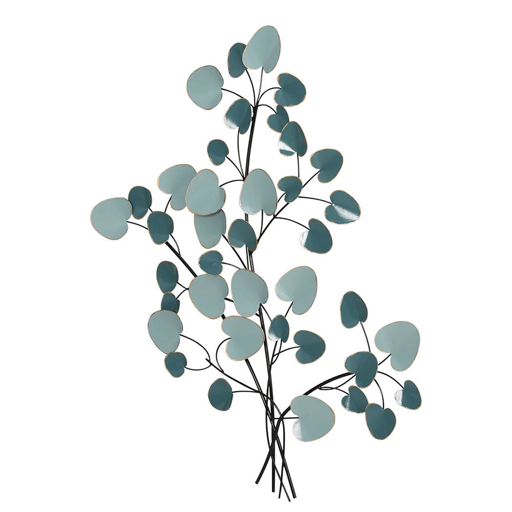 Artiss Metal Wall Art Hanging Sculpture Home Decor Leaf Tree of Life Blue