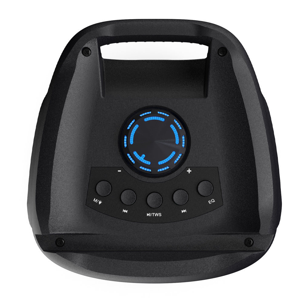 Majority PS100 Party Speaker 40w Bluetooth Karaoke & PA System - Black