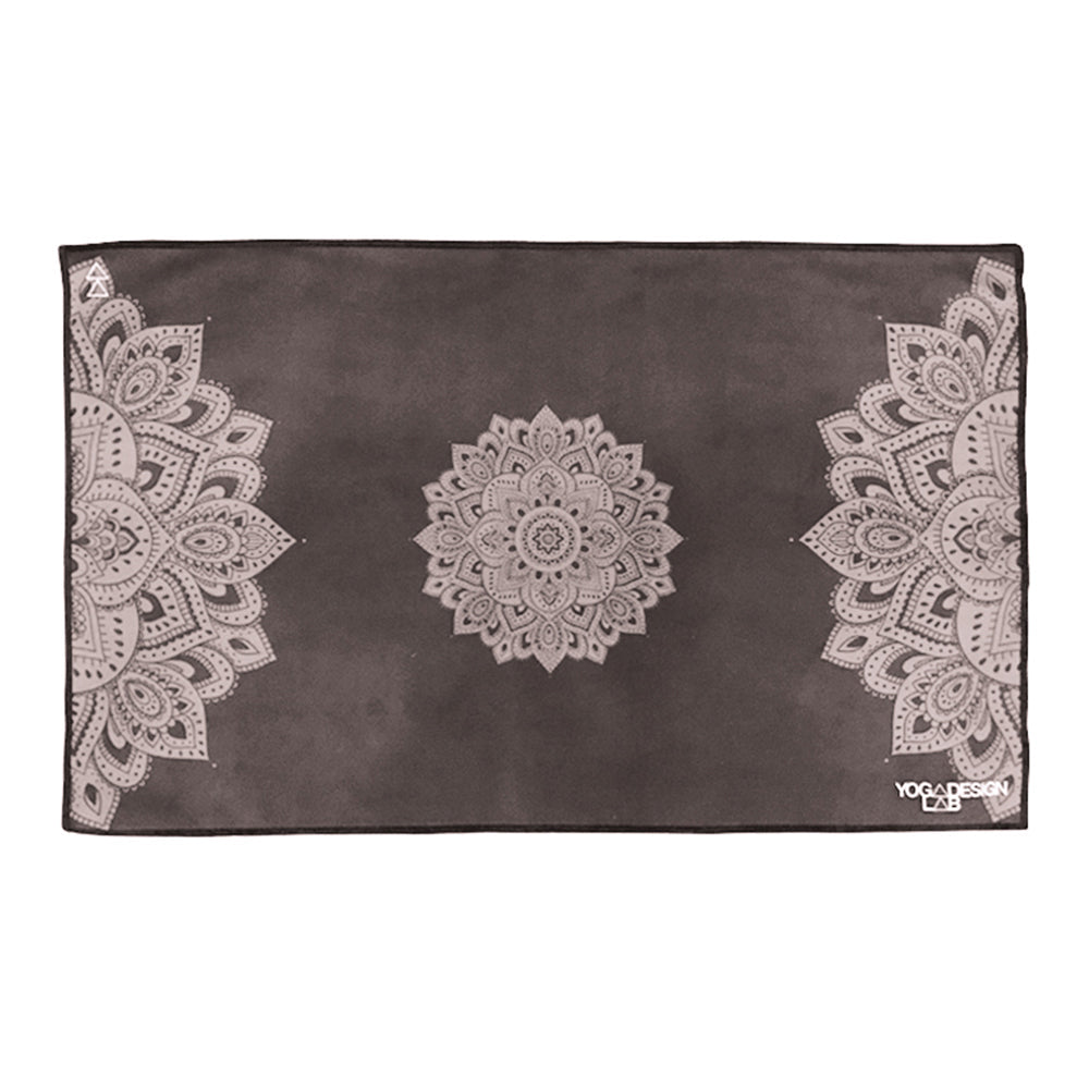 Yoga Design Lab Hand Yoga Towel Mandala Black