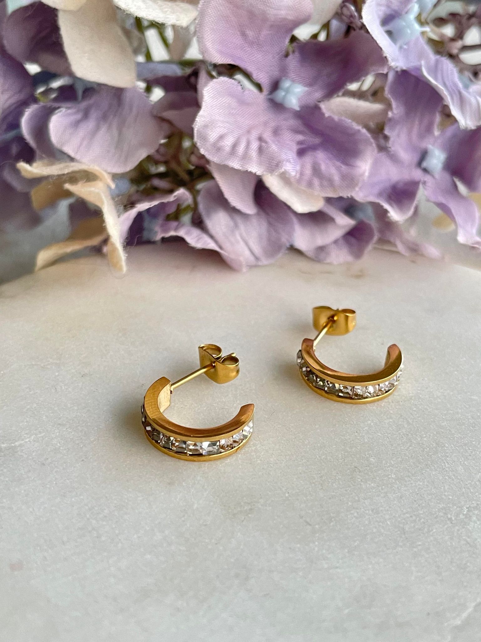 Many lights hoop earrings – Tarnish Proof Jewellery