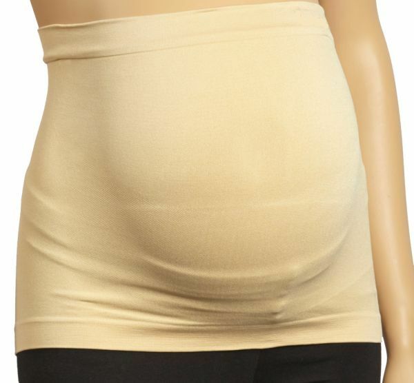Maternity Belly Band Cover Pregnancy Baby Support Strap - Nude