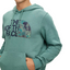 Men The North Face Half Dome Pullover Dark Sage Camo Cotton Hoodie