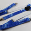 Mens Adjustable Denim Print Patterned Suspenders