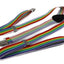 Mens Adjustable Mens Adjustable Multicoloured Rainbow Striped Patterned Suspenders