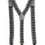 Mens Adjustable Piano Keys Patterned Suspenders